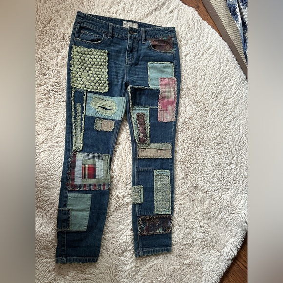 Free People Denim - Free People Patchwork Jeans